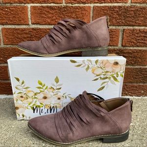 MiiM Purple Cutout Ankle Boots